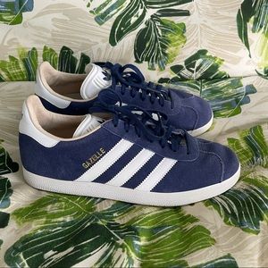 Blue Suede Adidas Gazelle